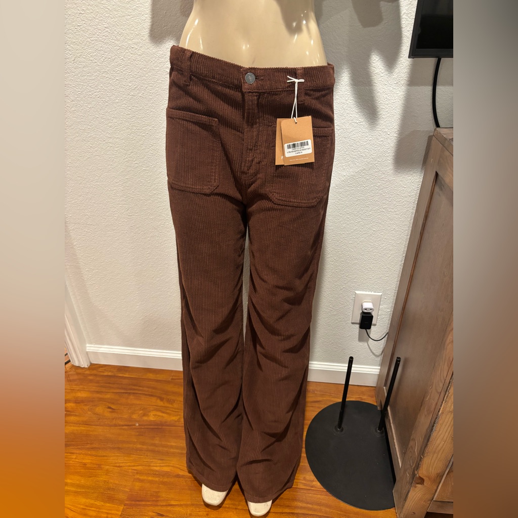 Reformation Chocolate Brown Corduroy Jeans